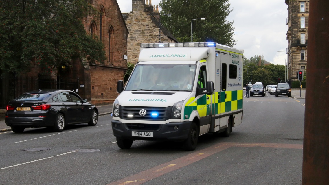 An ambulance