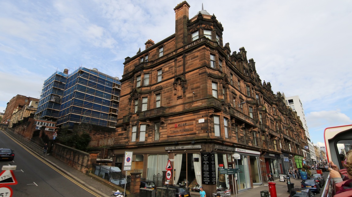 Steeply sloped Garnet Street