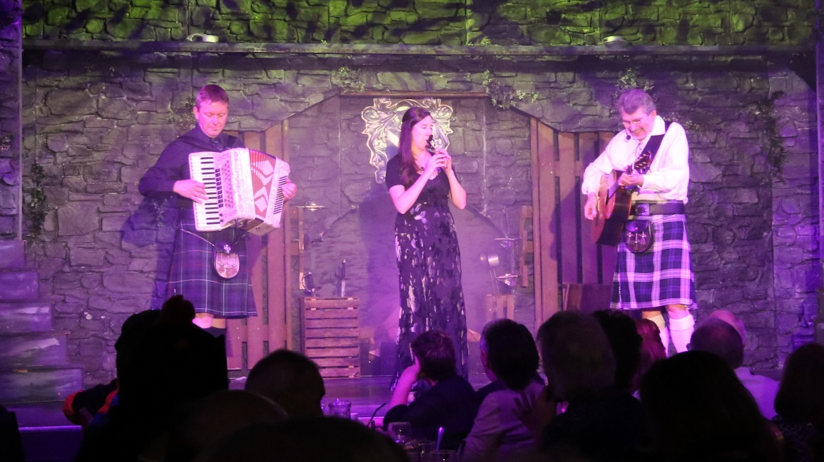 Singer with the accordian and guitar