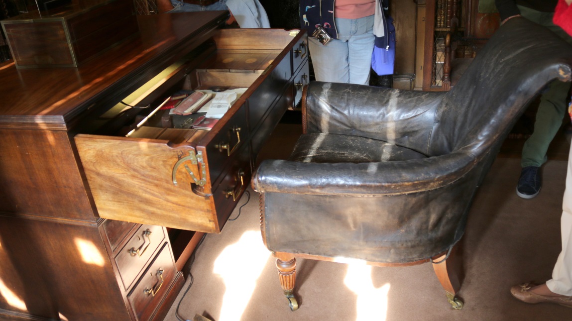 Desk and chair