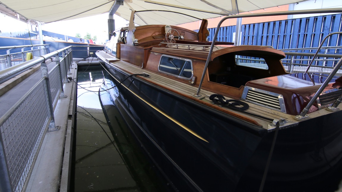 Dinghy from the rear