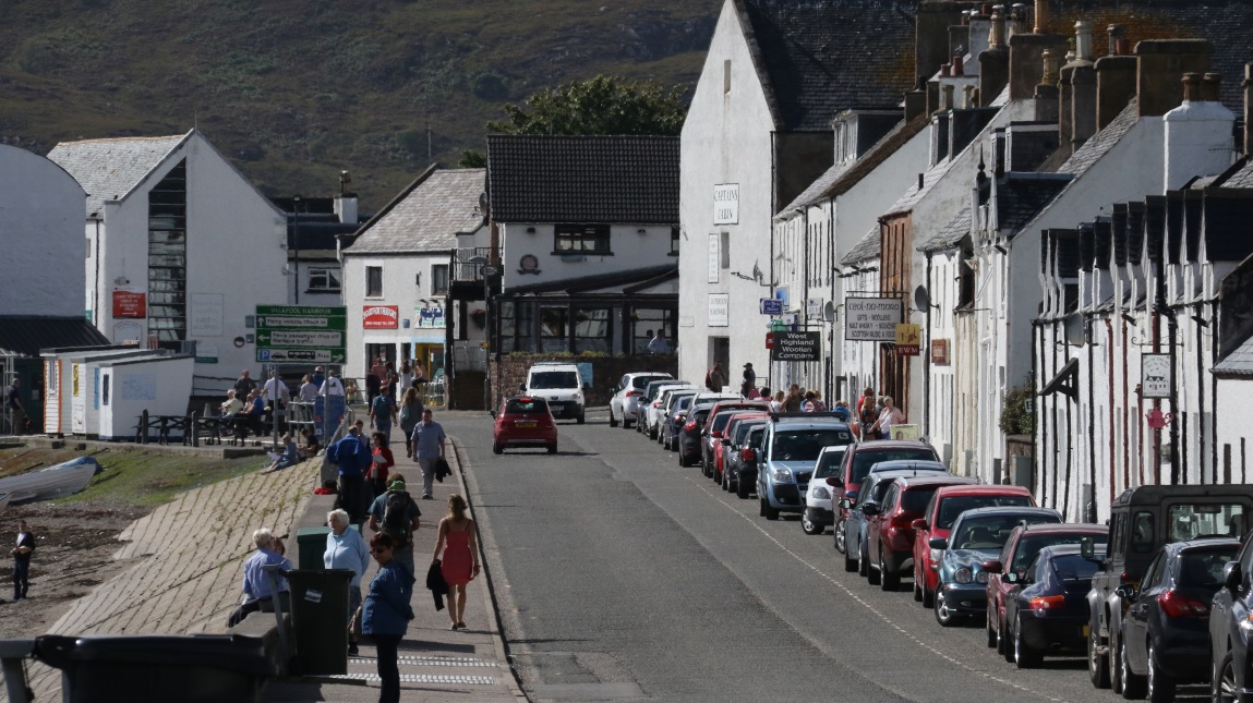 Look back along Shore Street