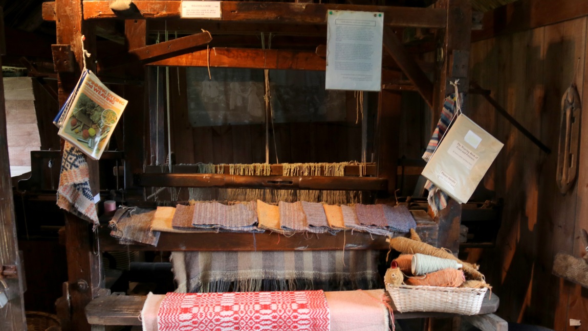 Loom inside the weaver's house