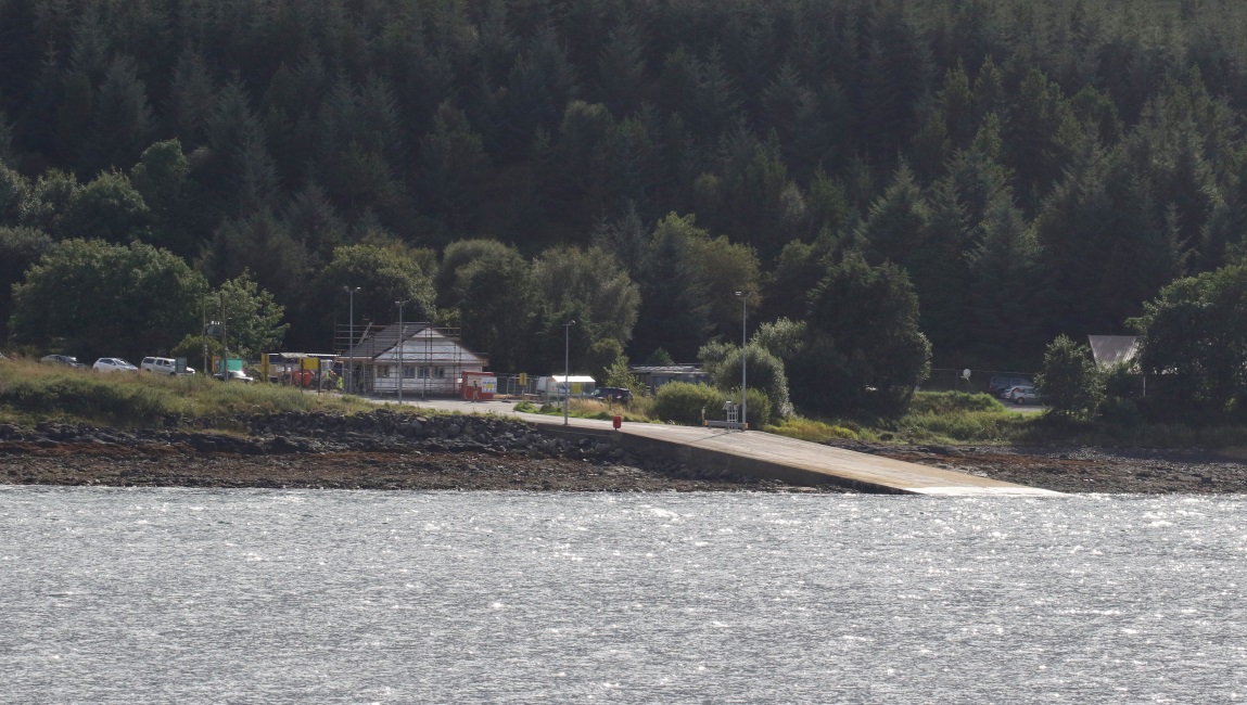 Ferry ramp in Fishnish