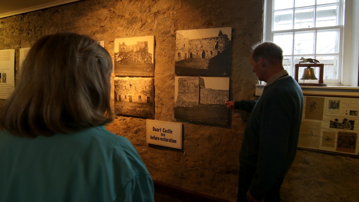 Before and during the renovation