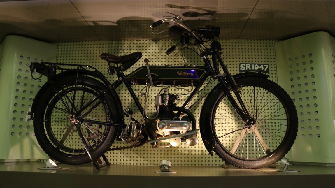 Early Victoria motorbike