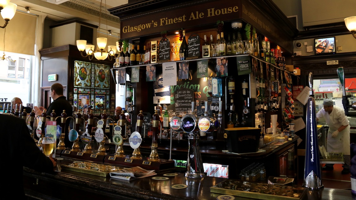 Inside Tennent's Bar