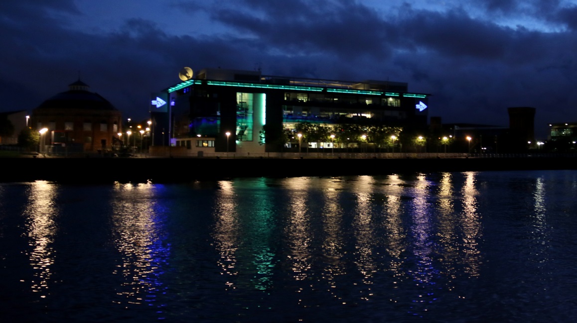 Scottish Television building at Pacific Quay