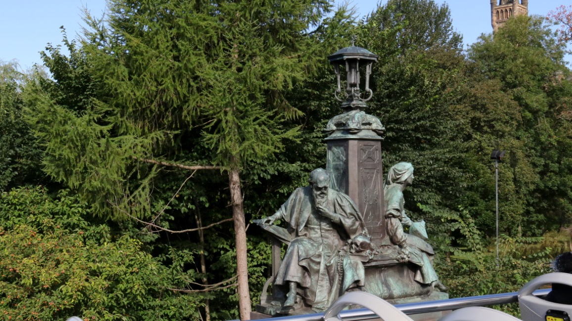 Philosophy and Inspiration statues