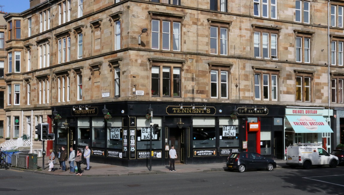 Tennents Bar on Byers Street