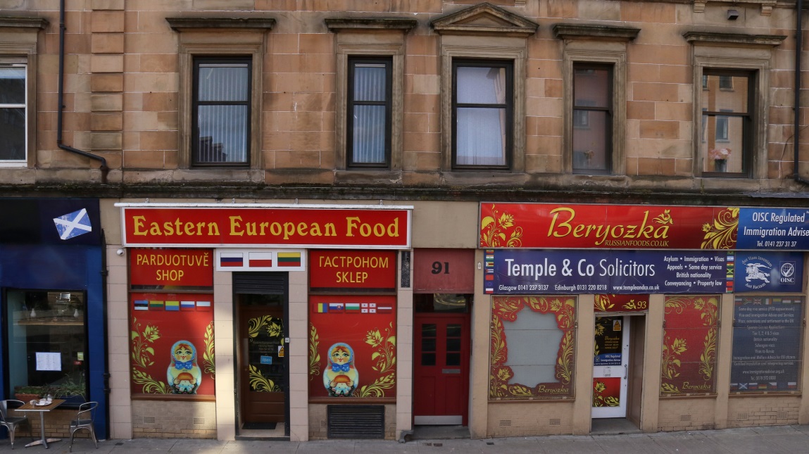 Couple of Eastern European shops