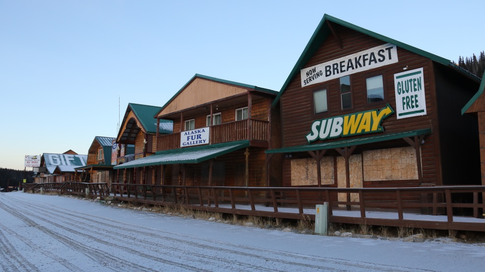 Resort area of Denali National Park