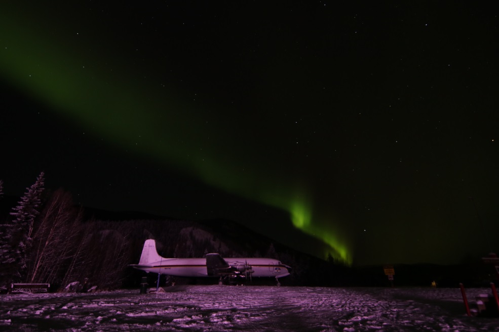 One night of aurora viewing
