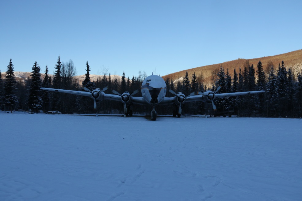 The DC-6A from the front