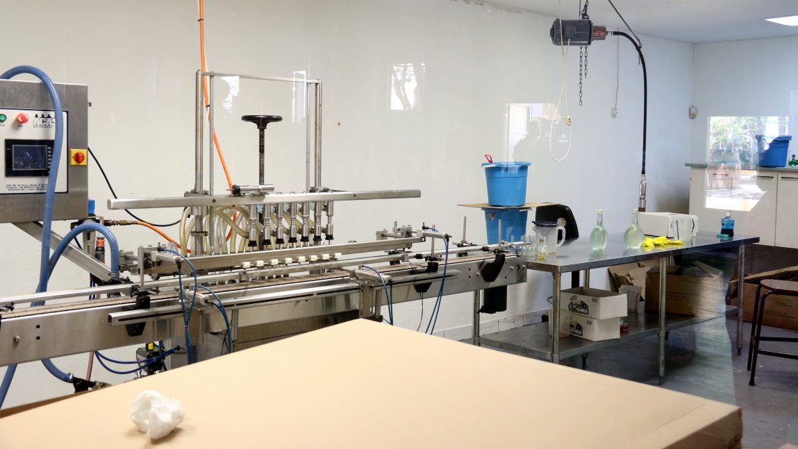 Bottling area