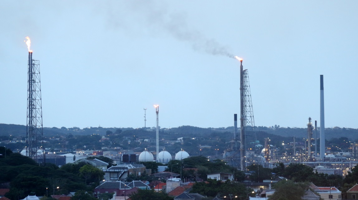 Part of the refinery