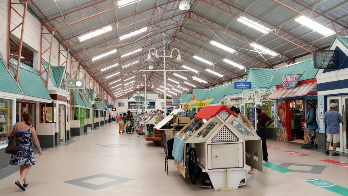 Warehouse full of tourist shops