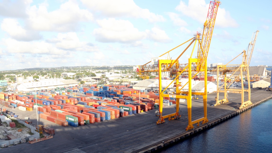 Containers ready for loading