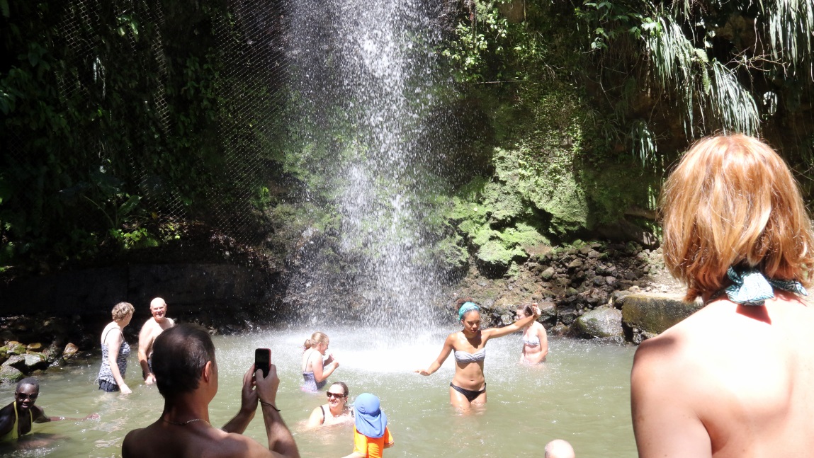 Swimming is available