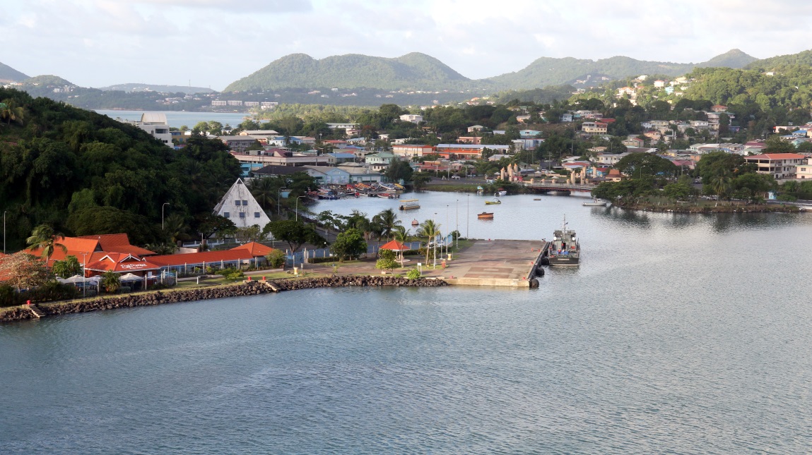 From the ship looking North