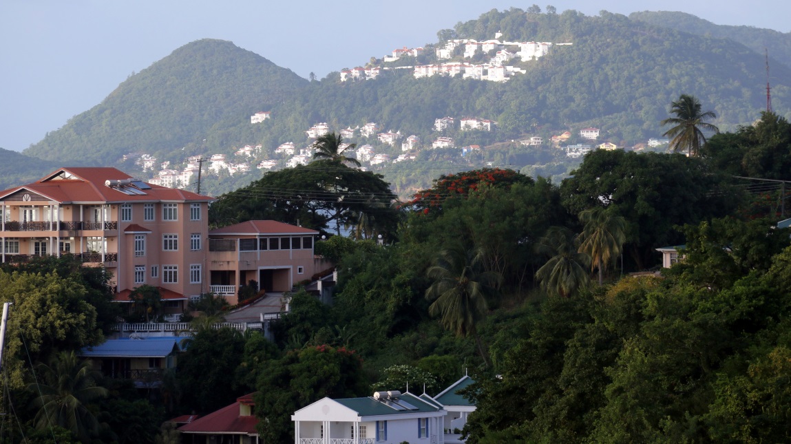 Nice houses on the hillside
