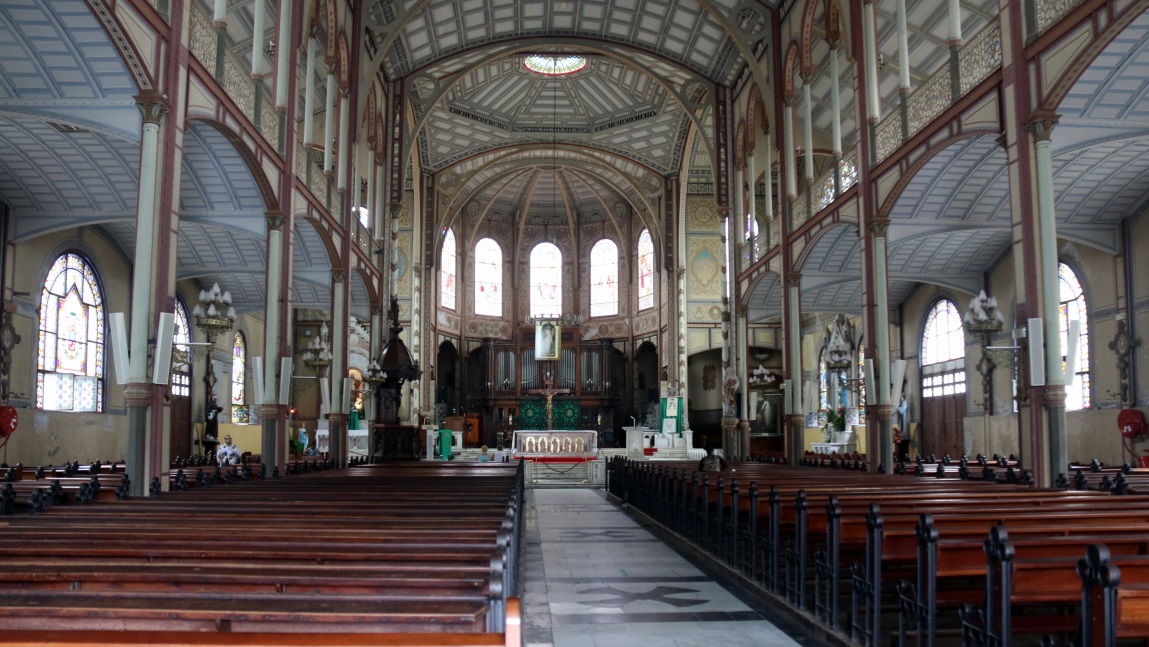 Inside the Cathedral of Saint Louis
