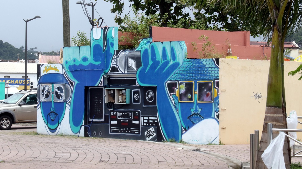 Radio station broadcast booth