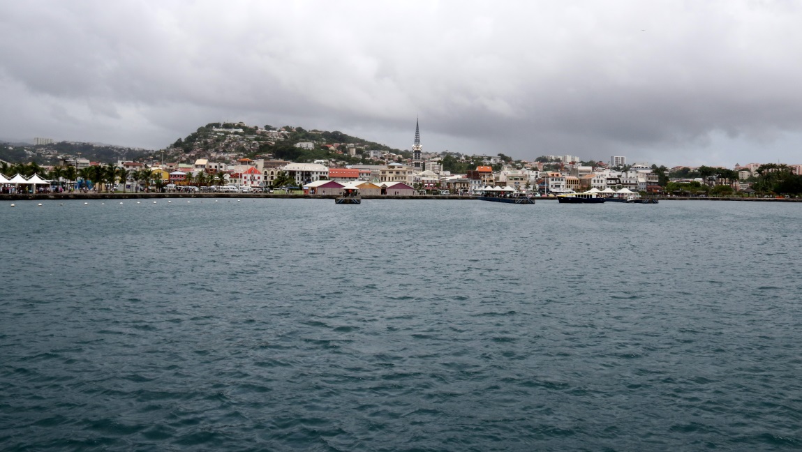Wide view of Fort de France