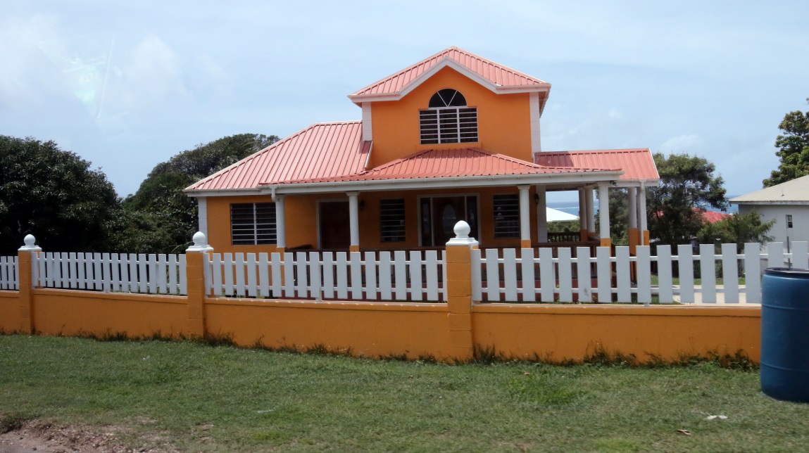 Larger orange house