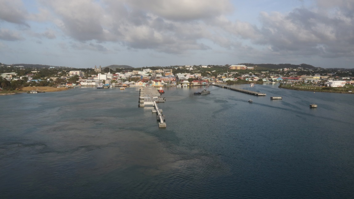 looking back at Heritage Quay
