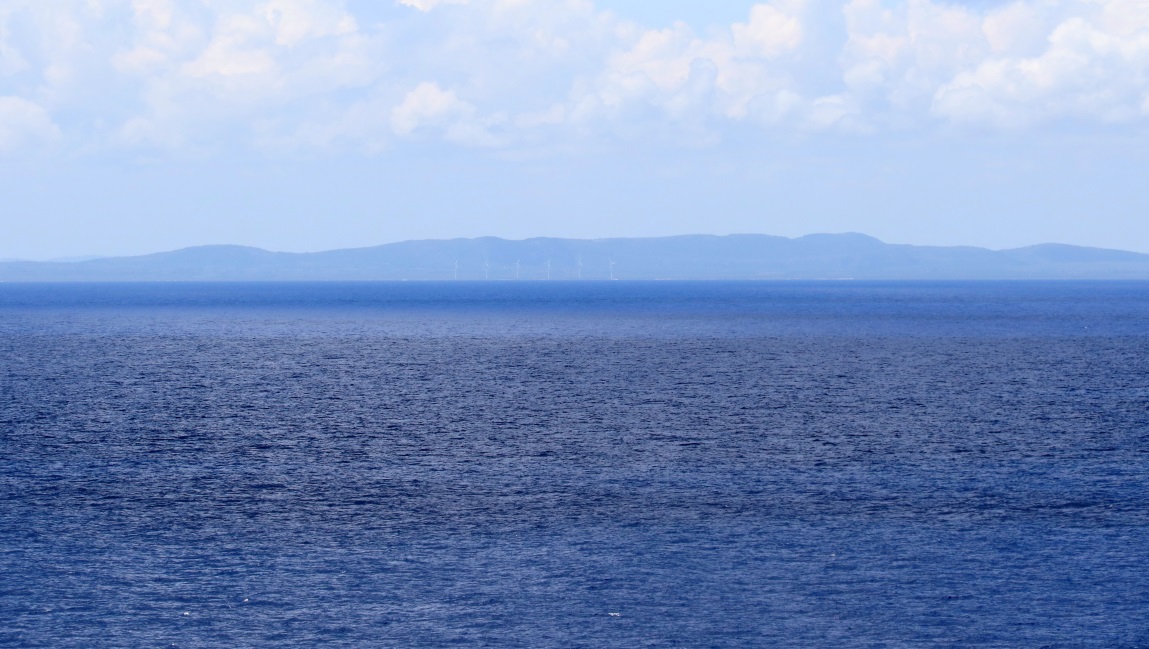 Windmills on the coast