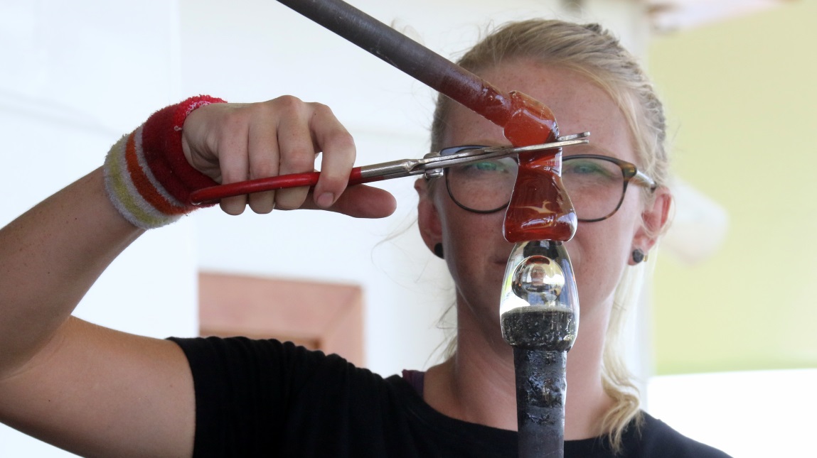 Glass blowing