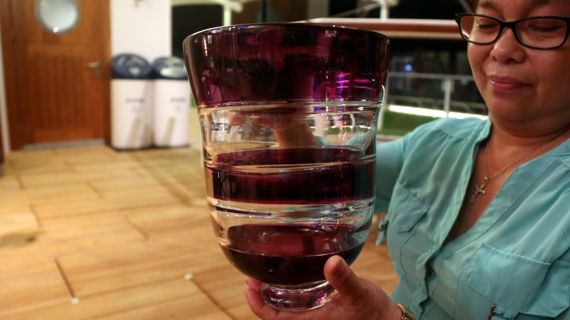 Showing off one of yesterdays creations