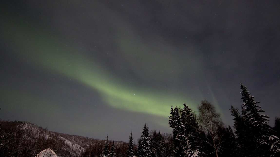 Aurora over the Hills