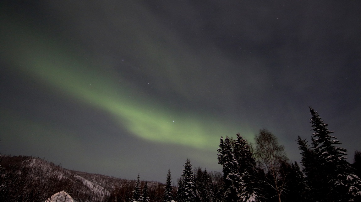 Aurora over the Hills