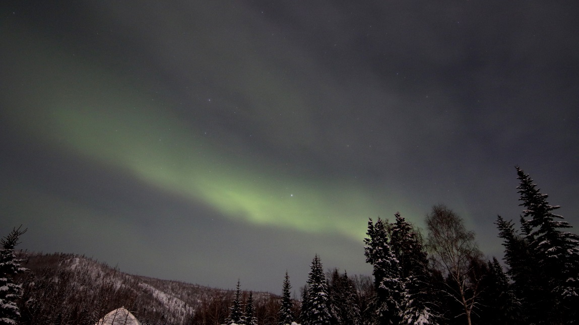 Aurora over the Hills