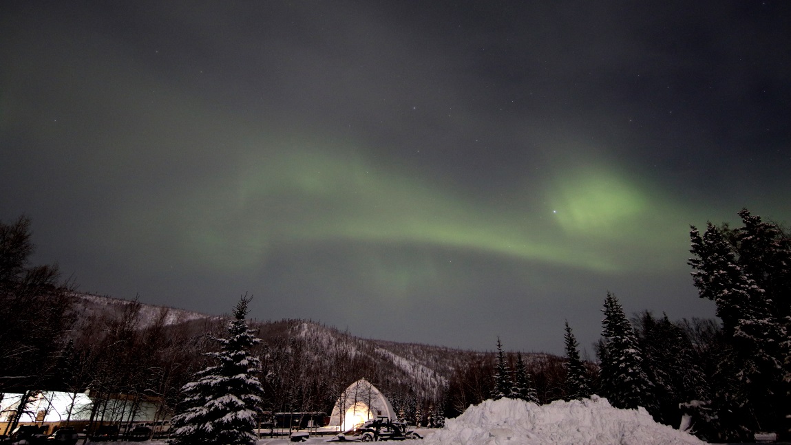 Aurora over the Hills