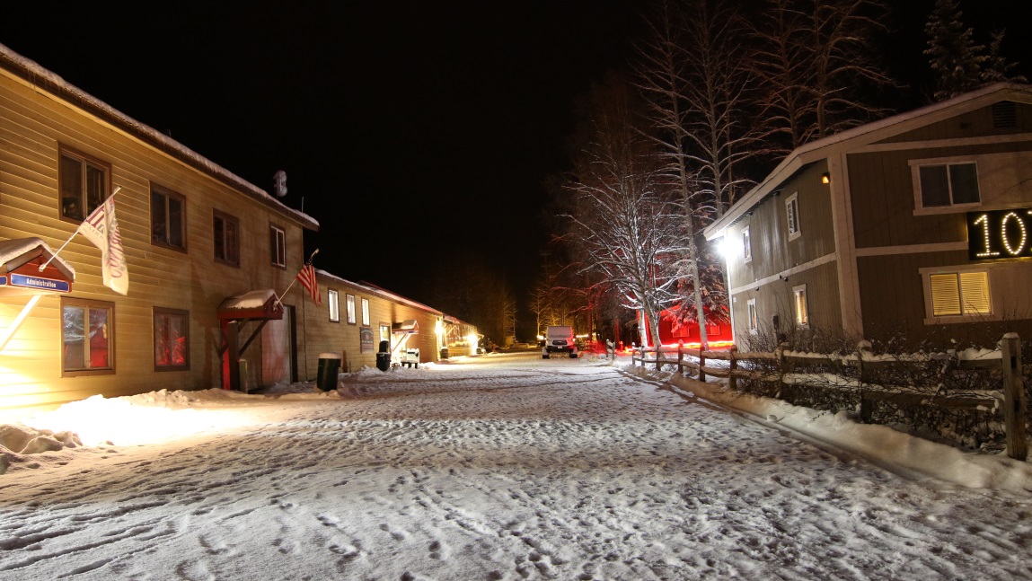 Outside the activity center