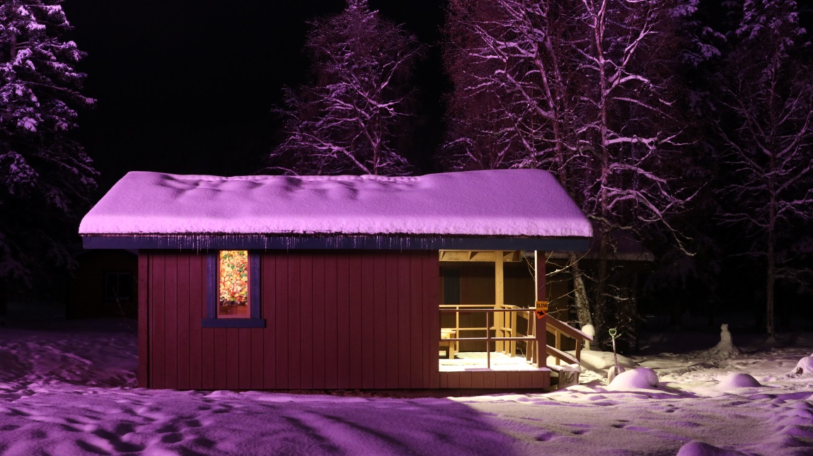 Cabins are on the small size