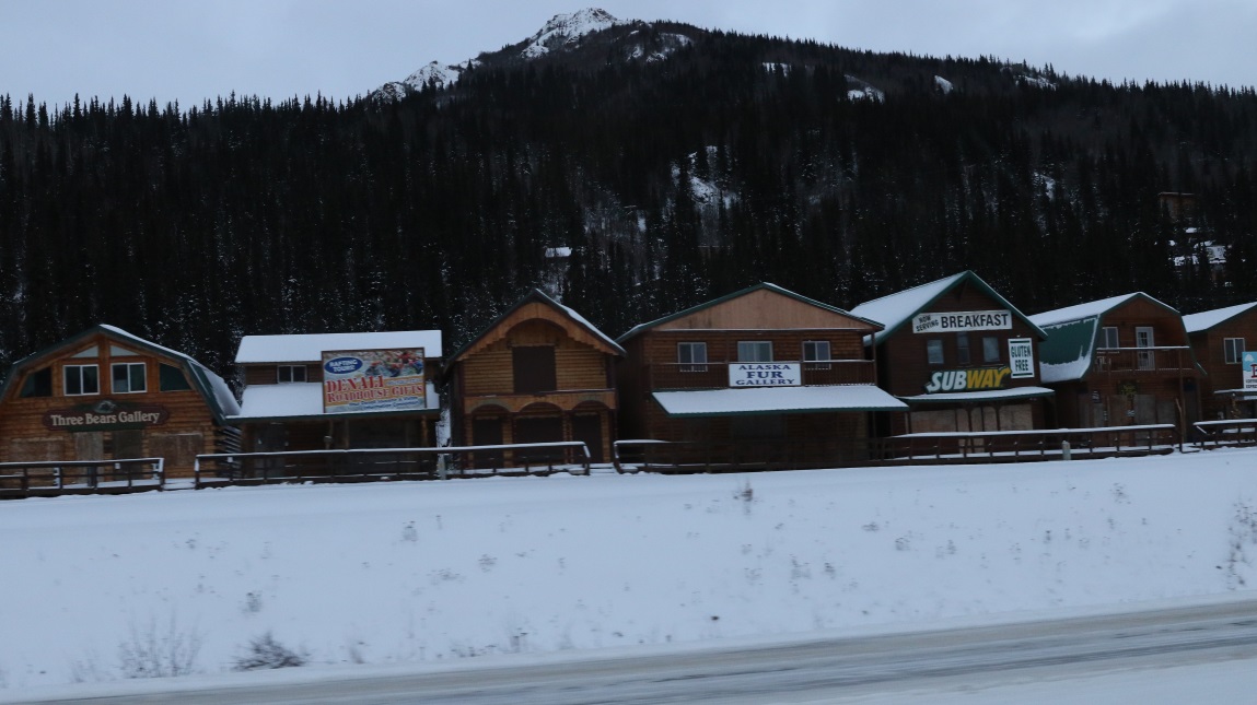 Denali National Park resort area