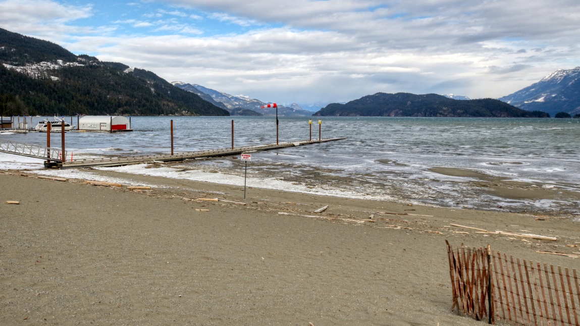 Walking in Harrison Hot Springs