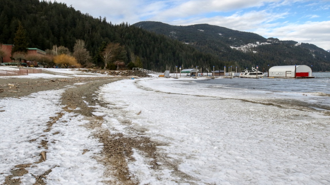 Walking in Harrison Hot Springs