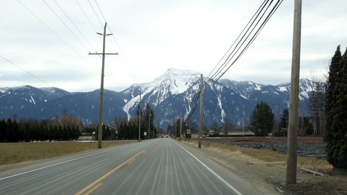 Travelling East on Lougheed Highway near Agassiz