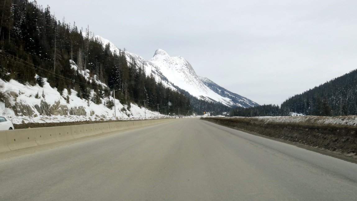 Zopkios Peak from the Coquihalla Highway 27 miles North of Hope