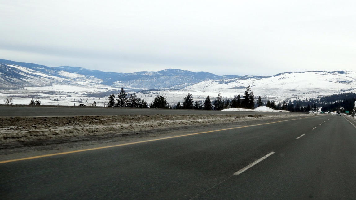 Coquihalla Highway decending into Merritt