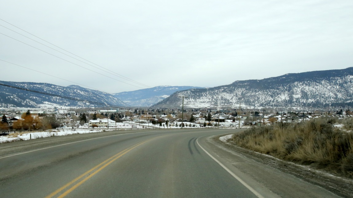 Coming into Merritt from the South on the Princeton Kamloops Highway