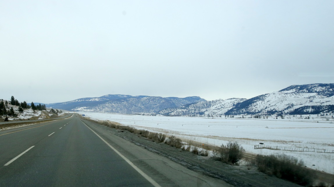 Large farms on the Coquihalla Highway just North of Merritt