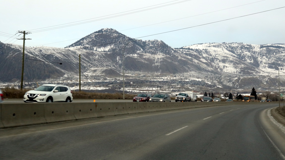 Kamloops BC from the Coquihalla Highway