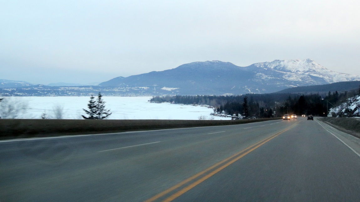 Shuswap Lake from near Tappen