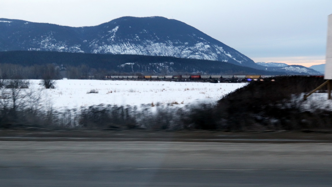 Train in Salmon Arm BC